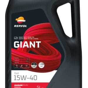 Aceite Repsol Giant 15W-40 Para Motores de 4 Tiempos 5L